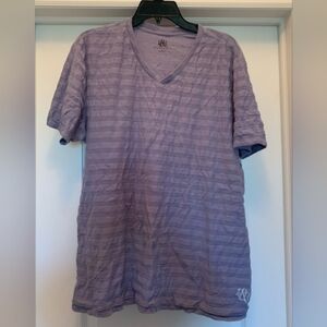 Rock & Republic Purple Patterned Tee – Short Sleeve – Size L